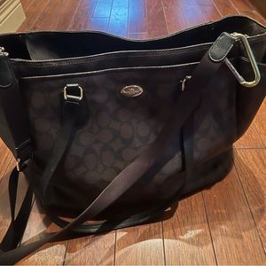 Coach Large Purse/Diaper bag/Brief case/overnight bag/laptop case